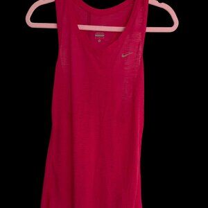 NIke Racer Back ‎ Tank Fuchsia Dri-Fit Size Medium